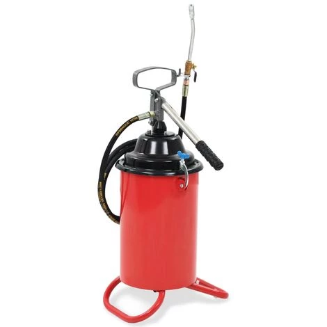 VidaXL Pompe à Graisse Manuelle 12 L - Rouge â Image 2