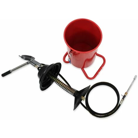 VidaXL Pompe à Graisse Manuelle 12 L - Rouge â Image 3