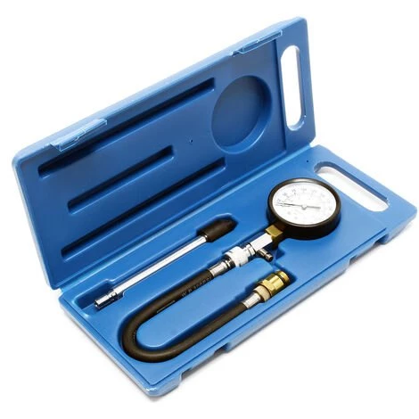 WILTEC Compressiomètre Pour Moteurs Essence Coffret De 3 Pièces Kit Testeur De Compression Outil De Mesure