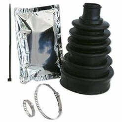 UM SOUFFLET DE CARDAN UNIVERSEL COTÉ ROUE + GRAISSE + COLLIER