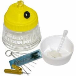 WILTEC Airbrush Station De Nettoyage De La Vitre Avec L'outil De Nettoyage