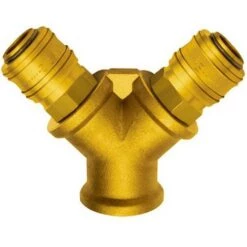 FP Distributeur Laiton Avec 4 Coupleurs Filetage Femelle F1/2" RIEGLER 1 PCS