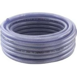 Tuyau Flexible Tissé PVC TCN Avec Insert 9x3mm 10m Transparent Tricoflex 1 Rouleau