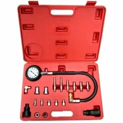EQUIPEMENT EXPRESS SICOBA Testeur Compression Compressiometre Moteur Diesel 20 Pièces