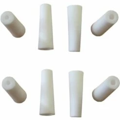 EQUIPEMENT EXPRESS SICOBA 2 Jeux De 4 Buses Céramique Blanches Pour Porte Buse Sableuse 38-76l à Jet Libre