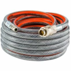 RIBIMEX Tuyau Air Comprimé Gris Avec Raccords Automatiques Ribitech 10m