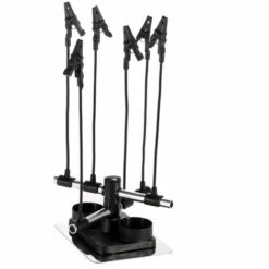KKmoon Professional Airbrush Hobby Modele Partie Holder Six Pince Crocodile Stand Vaporiser Detenteurs Gun Parts Peinture Automobile Booth