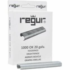 Retur OK 20 Clips à Oeillets Galvanisés 1000 Pc(s) Regur 60714 Dimensions (L X L X H) 10 X 90 X 23 Mm