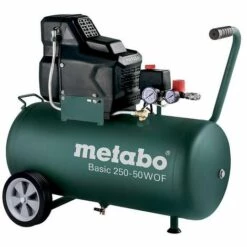 METABO® Metabo - Compresseur Basic 1.5 KW 8 Bar 120 L/min Cuve 50 L - Basic 250-50 W OF