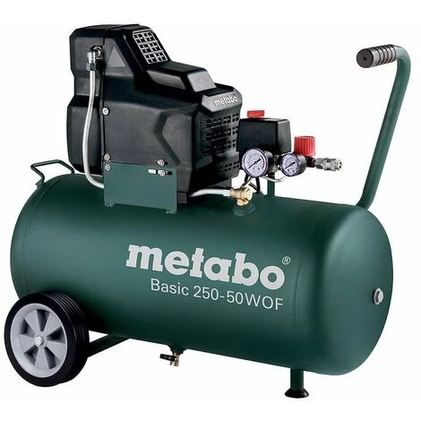 METABO® Metabo - Compresseur Basic 1.5 KW 8 Bar 120 L/min Cuve 50 L - Basic 250-50 W OF