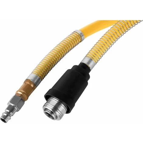 MSW Enrouleur De Tuyau Air Comprimé Dévidoir Tuyau Pneumatique PVC 20 M Raccord ¼" – Image 4