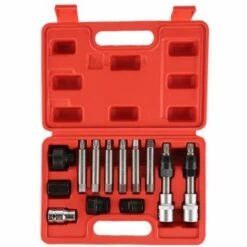 OOBEST 13 PCS Coffret De Douilles Embout TX 1/2 Mécanique Auto