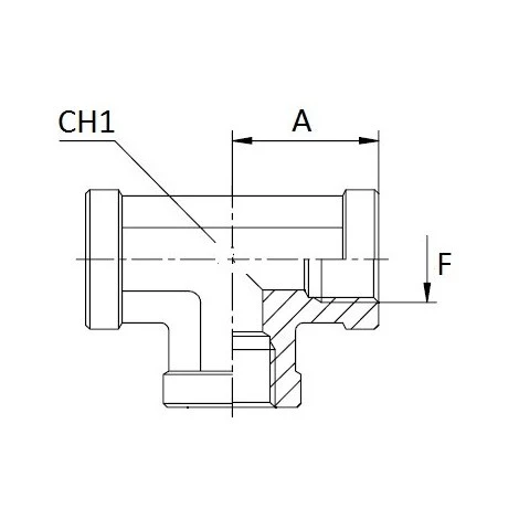 LEM SELECT Adaptateur "T" Filetage Femelle 1/2" – Image 2