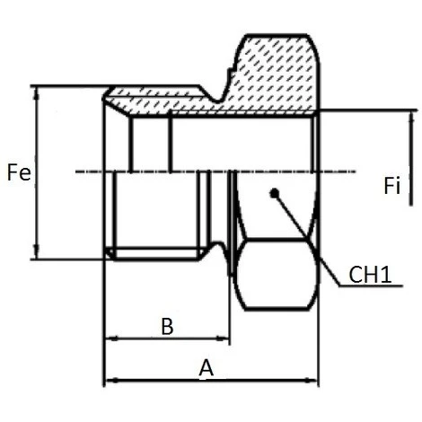 LEM SELECT Douille De Réduction Mâle 1/4" Femelle 1/8" Gaz â Image 2