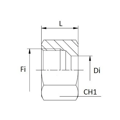 LEM SELECT Écrou De Serrage DIN3870 - 16x1,5 -Type 10L (Lot De 10) â Image 2