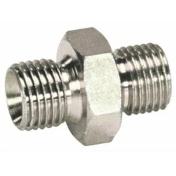 LEM SELECT Raccord Hydraulique De Jonction Mâle 1/2"-Mâle 1/2" NPT à Visser (Lot De 5)