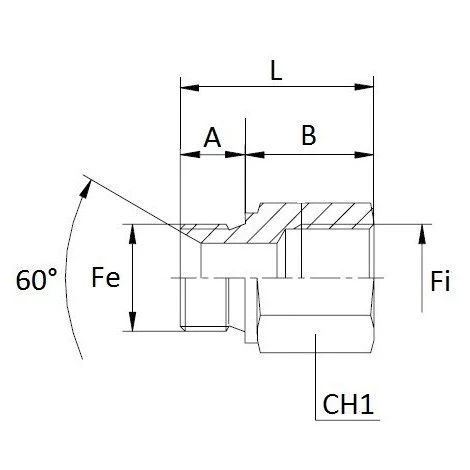 LEM SELECT Réducteur Mâle 3/8" Femelle 1/2" (Lot De 2) â Image 2