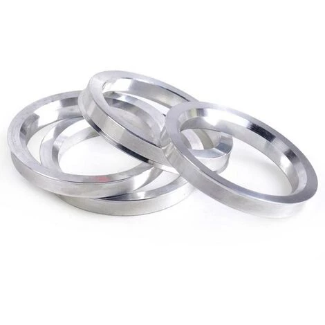 JAPAN RACING 4 Bagues De Centrage Alu - Ext 66.6 - Int 57.1 - Aluminium