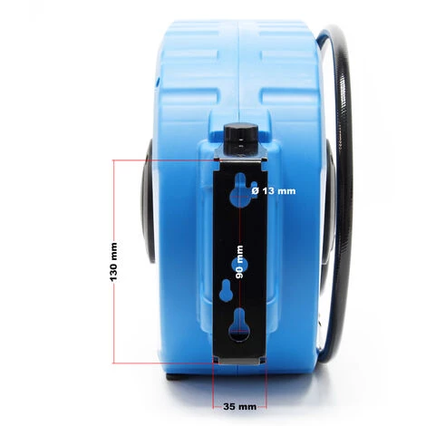 WILTEC Enrouleur Automatique Tuyau à Air Comprimé 10m+1m Support Mural Pivotable 180° Dévidoir Pneumatique â Image 5