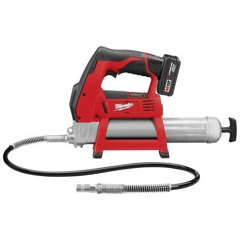 Pompe à Graisse MILWAUKEE M12 GG-401B - 12V 4.0Ah + Batterie, Chargeur - 4933441675