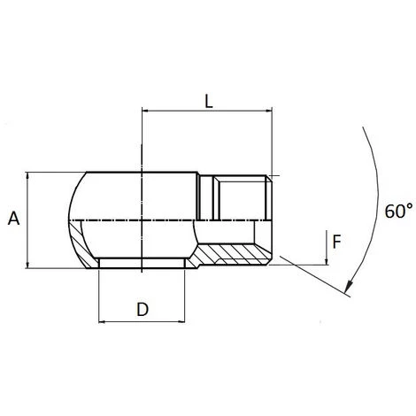 LEM SELECT Raccord Banjo Fileté Mâle 3/8" Oeil 1/2" â Image 2