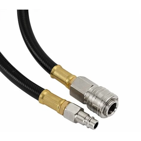 DEUBA Dévidoir Enrouleur Tuyau Air Comprimé Arrosage 30m Raccord Rapide 1/4" Jardin – Image 5