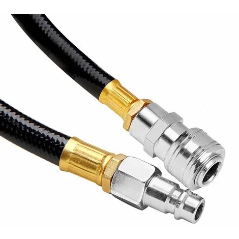 DEUBA Dévidoir Enrouleur De Tuyau à Air Comprimé 10m - Raccord Rapide 1/4" – Image 3