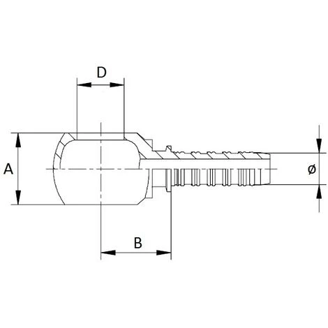 LEM SELECT Raccord Banjo Cannelé - 3/8" X 3/8" (Lot De 4) â Image 2