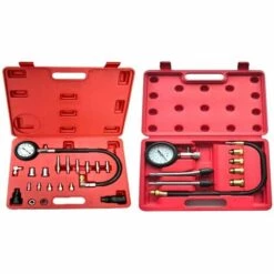 EQUIPEMENT EXPRESS SICOBA KIT Testeur Compression / Compressiomètre Moteurs DIESEL 20 Pcs + ESSENCE 9 Pcs