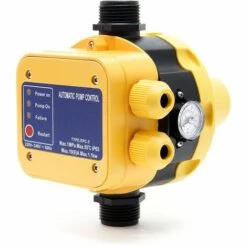 WILTEC Pressostat EPC-5 230V Pour Réseaux D'eau Domestiques & Pompes Monophasées Avec Anti-marche à Sec