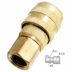 OC-PRO COUPLEUR AIR STANDARD LAITON FILETAGE 1/4 NPT