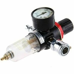 MAXI 30-120PSI 1/4" BSP Compresseur Filtre Régulateur Air,Pression Filtre Séparateur Huile/Eau Filtre à Air