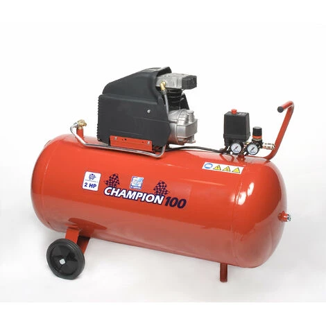 CHAMPION COMPRESSEUR 100 Litres Avec KIT GONFLAGE – Image 2