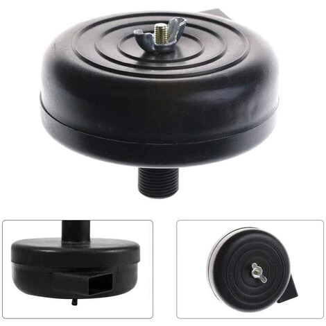 TOOLOFLIFEÂ Filtres D'admission Compresseur D'air 16 Mm 3/8PT, Compresseur D'air Filtre Silencieux, Plastique Masculin Filtre D'echappement Pour Compresseur D'air - Noir – Image 2