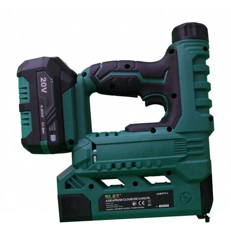 Cloueur - Agrafeuse Sans Fil 20 V Silex® ( 1 X 2.0AH BATTERIE LITHIUM ) – Image 3