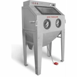 Cabine De Sablage Pro Avec Aspiration Cyclonique Externe 350 L MW-Tools CAT415FC