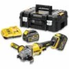 DeWALT DCG414T2 Meuleuse D'angle Sans Fil Ø 125 Mm FlexVolt 54V 2 Accus Coffret