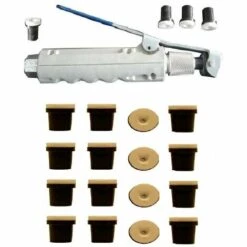 EQUIPEMENT EXPRESS SICOBA Pistolet Gachette De Sablage Pour Sableuse Mobile + 20 Buses Céramique (noires)