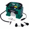 VONROC Compresseur à Batterie 20V Et Prise Allume-cigare 12V VPower – 11 Bar - 8 Accessoires Inclus (sans Batterie, Ni Chargeur)
