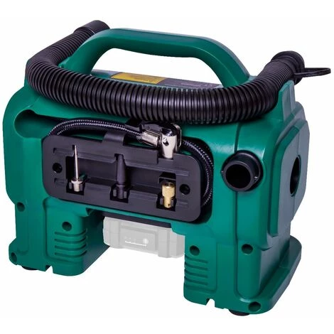 VONROC Compresseur à Batterie 20V Et Prise Allume-cigare 12V VPower – 11 Bar - 8 Accessoires Inclus (sans Batterie, Ni Chargeur) – Image 5