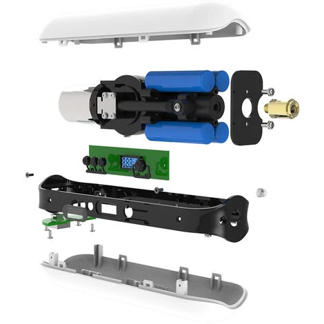 CYCPLUS Pompe A Air Electrique Pour Velo 150Psi, Rechargeable Avec Batterie Externe, Blanc â Image 4