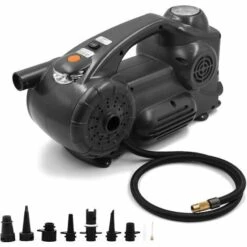 ASUPERMALL Tire Compresseur D'air Portable Gonfleur DC 12V Pompe électrique Avec 120psi LED Manomètre Analogique Lumière