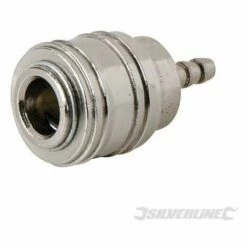 SILVERLINE Coupleur Rapide Euro Pour Tuyau Air Comprimé, Extrémité 8 Mm, Extrémité 8 Mm