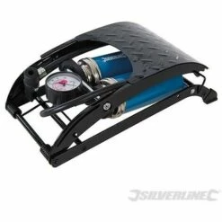 SILVERLINE Pompe à Pied Double Pour Usage Intensif, 470 Cm³, 470 Cm³