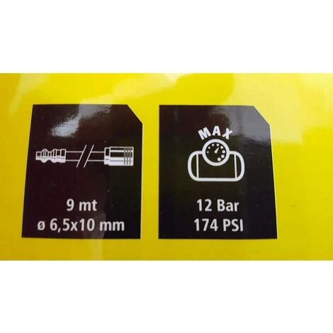 ENROULER PNEUMATIQUE STANLEY AVEC POUR TUYAU AIR COMPRIMÉ Ø 6,5X10 EXTENSION 9 M – Image 2