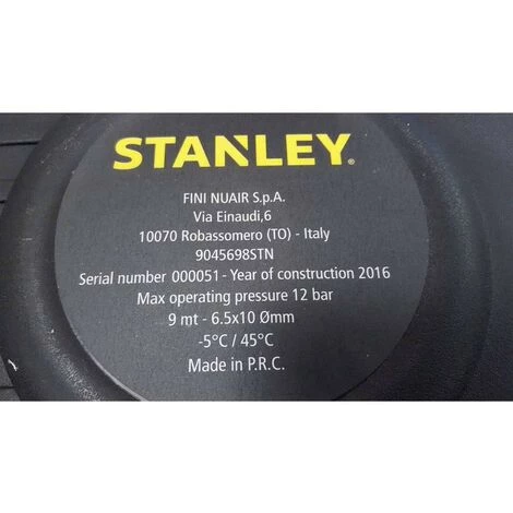 ENROULER PNEUMATIQUE STANLEY AVEC POUR TUYAU AIR COMPRIMÉ Ø 6,5X10 EXTENSION 9 M – Image 3