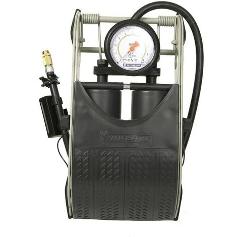 MICHELIN POMPE A PIED 2 PISTONS A MANOMETRE HOMOLO 009502 â Image 2