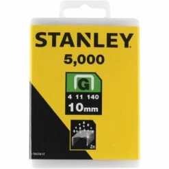 STANLEY Boite De 5000 Agrafes TYPE G 10mm