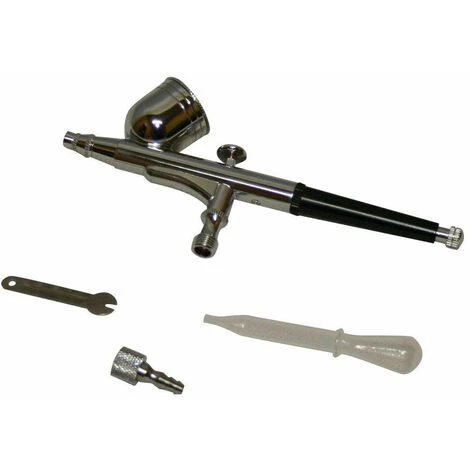 Bc-elec - AS-18KB Kit Compresseur Airbrush Pour Professionnel AS-18KB Avec Un Pistolet - Noir – Image 4