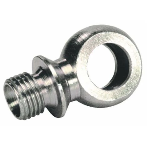 LEM SELECT Raccord Banjo Collerette Fileté Mâle 1/4" Oeil 1/4" (Lot De 2)